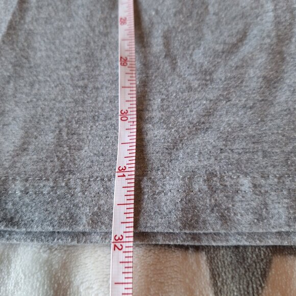 Comfy Chemo Long Sleeve T-Shirt Mens XL‎ Dual Zippers Port Access Light Gray - Picture 6 of 8